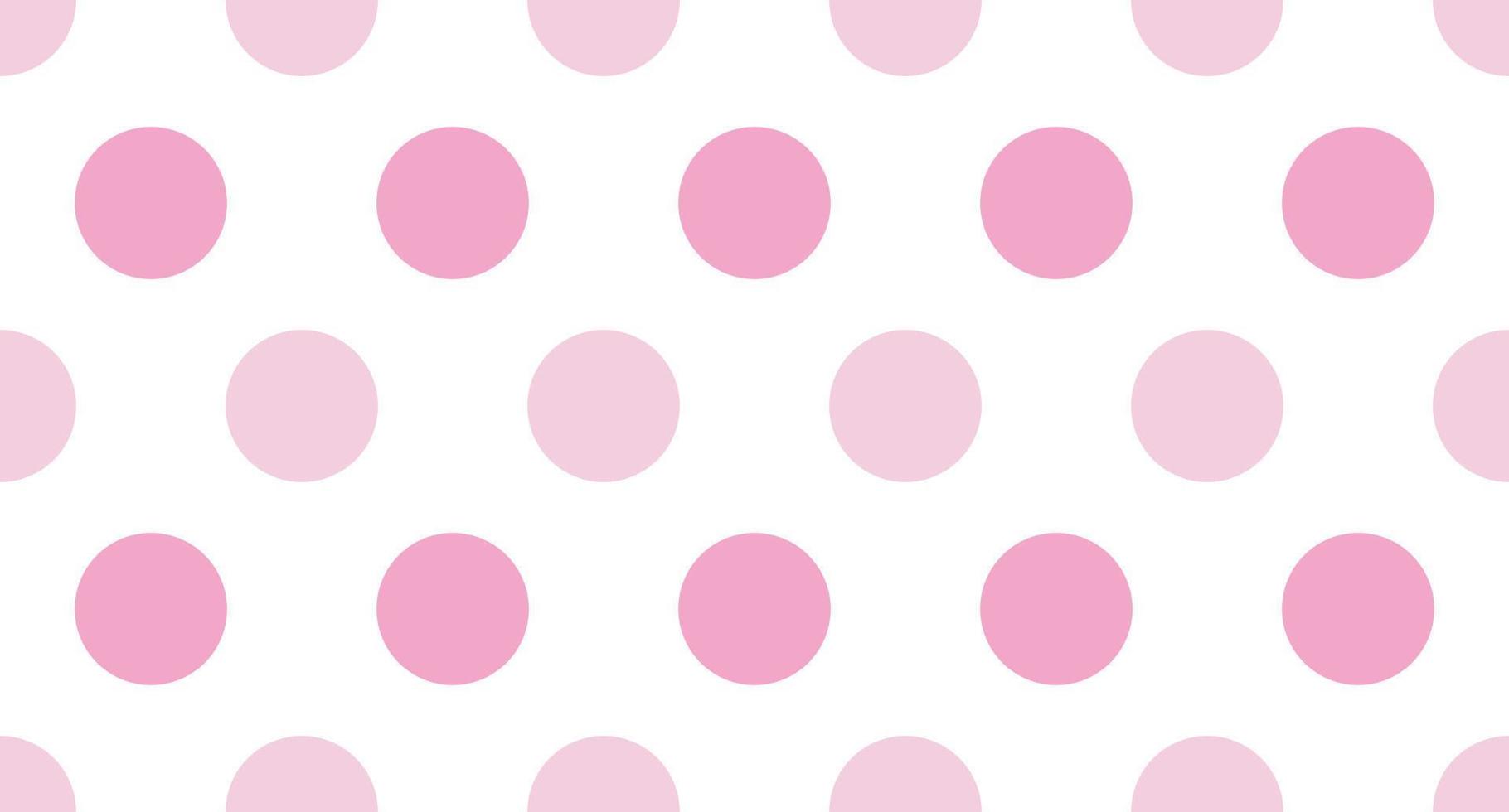 patrón de lunares sin fisuras. textura repetitiva vectorial. lunares con fondo de color pastel. patrón de lunares rosas. textura de envoltura de polka rosa. ilustración vectorial vector