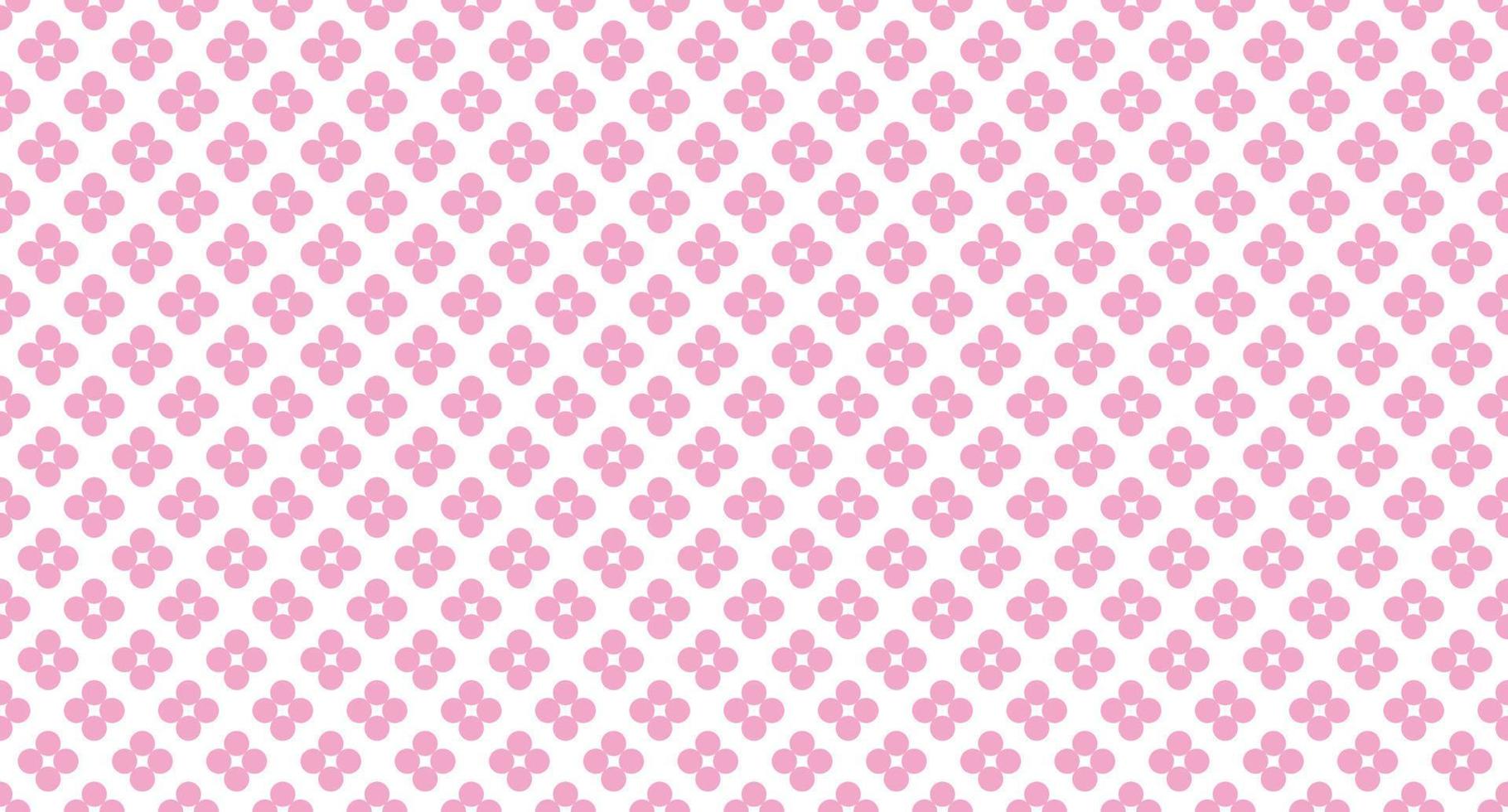 Seamless polka dot pattern. Vector repeating texture. Polka dot with color pastel background. Pink polka dot pattern. Pink polka wrapping texture. Vector illustration