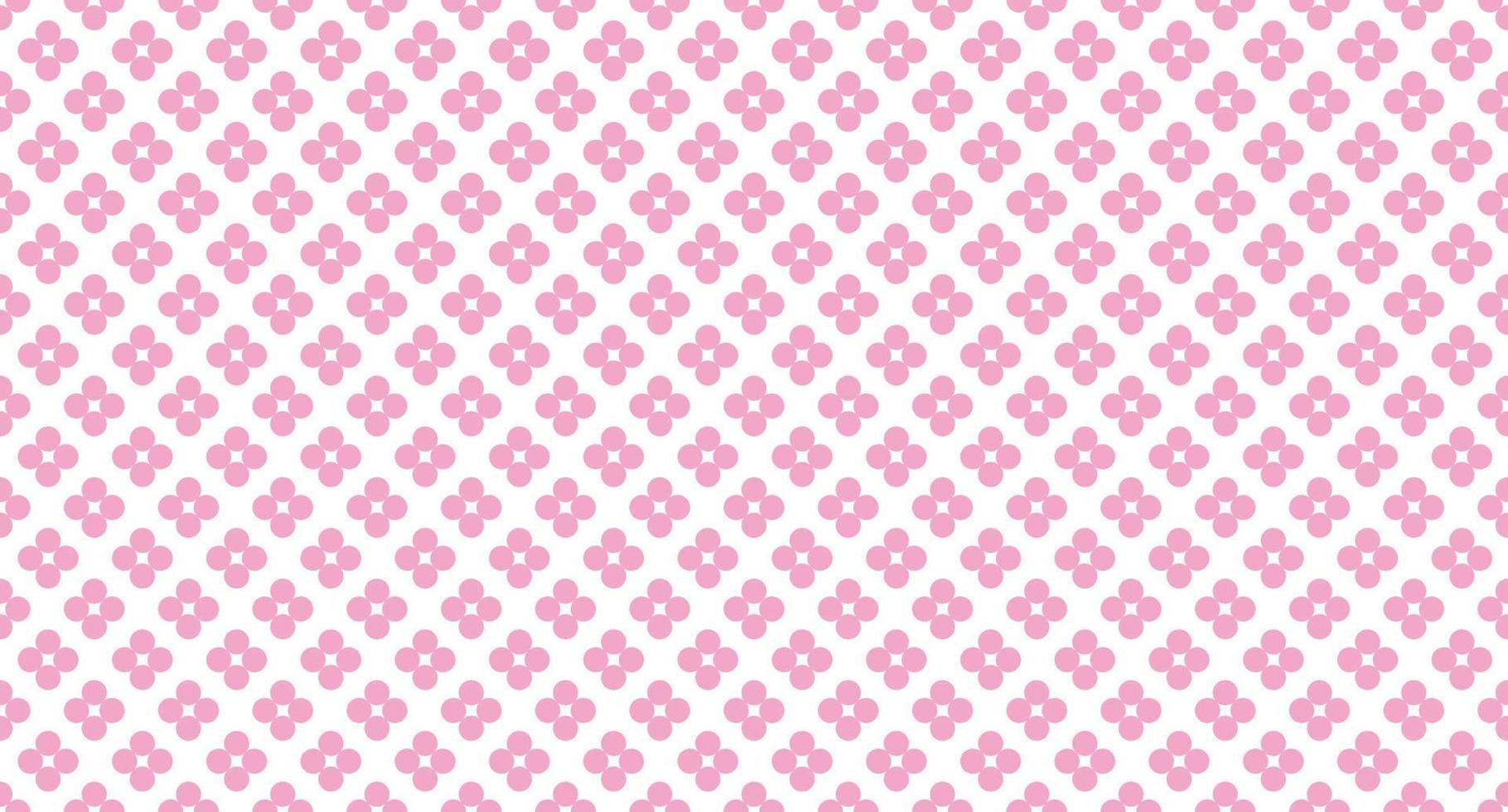 Seamless polka dot pattern. Vector repeating texture. Polka dot with color pastel background. Pink polka dot pattern. Pink polka wrapping texture. Vector illustration