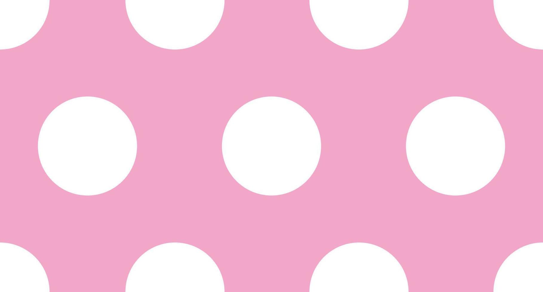 Seamless polka dot pattern. Vector repeating texture. Polka dot with color pastel background. Pink polka dot pattern. Pink polka wrapping texture. Vector illustration