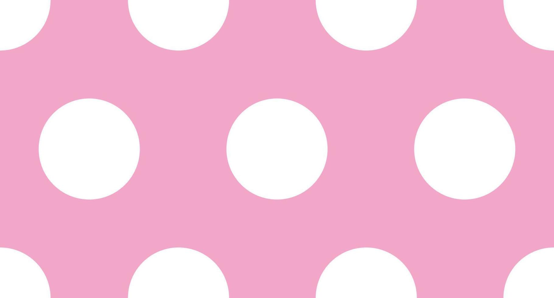 Seamless polka dot pattern. Vector repeating texture. Polka dot with color pastel background. Pink polka dot pattern. Pink polka wrapping texture. Vector illustration