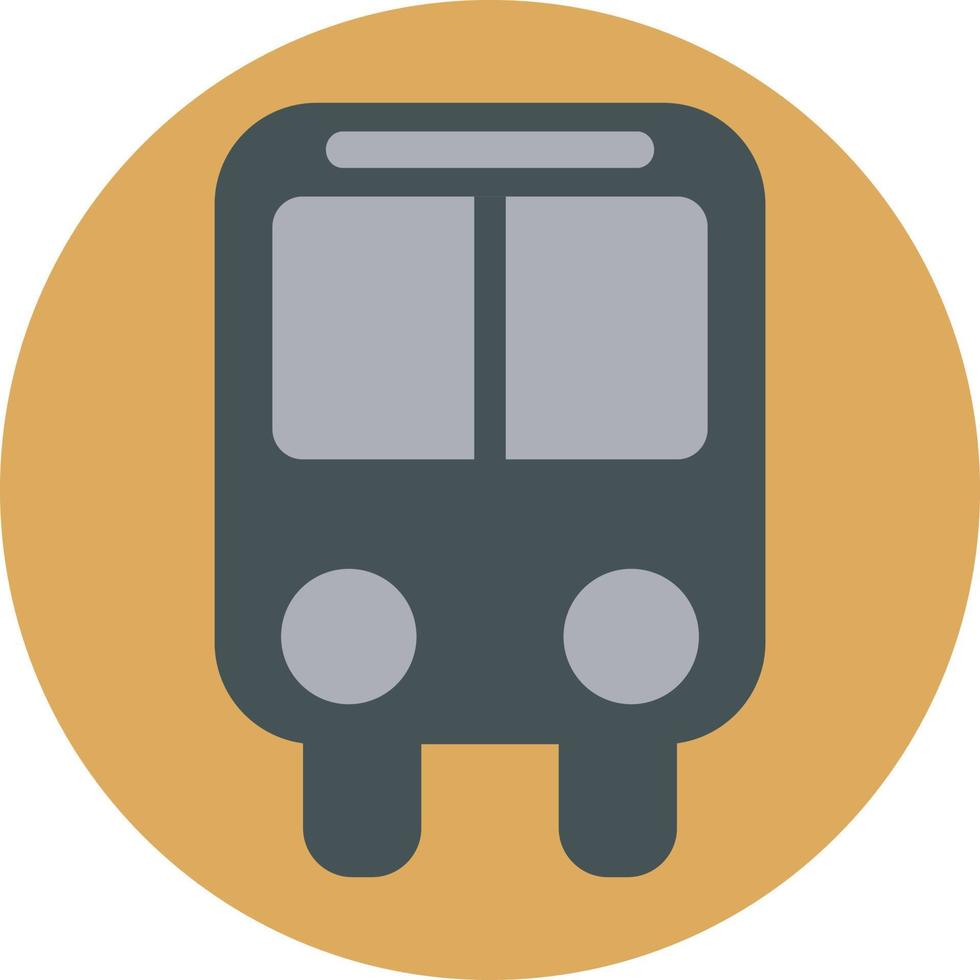 Grey bus, illustration, on a white background. vector