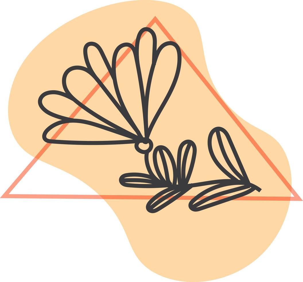 flor de caléndula, icono de ilustración, vector sobre fondo blanco