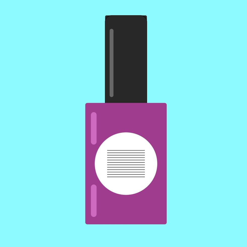 Manicure, illustration, vector on white background.
