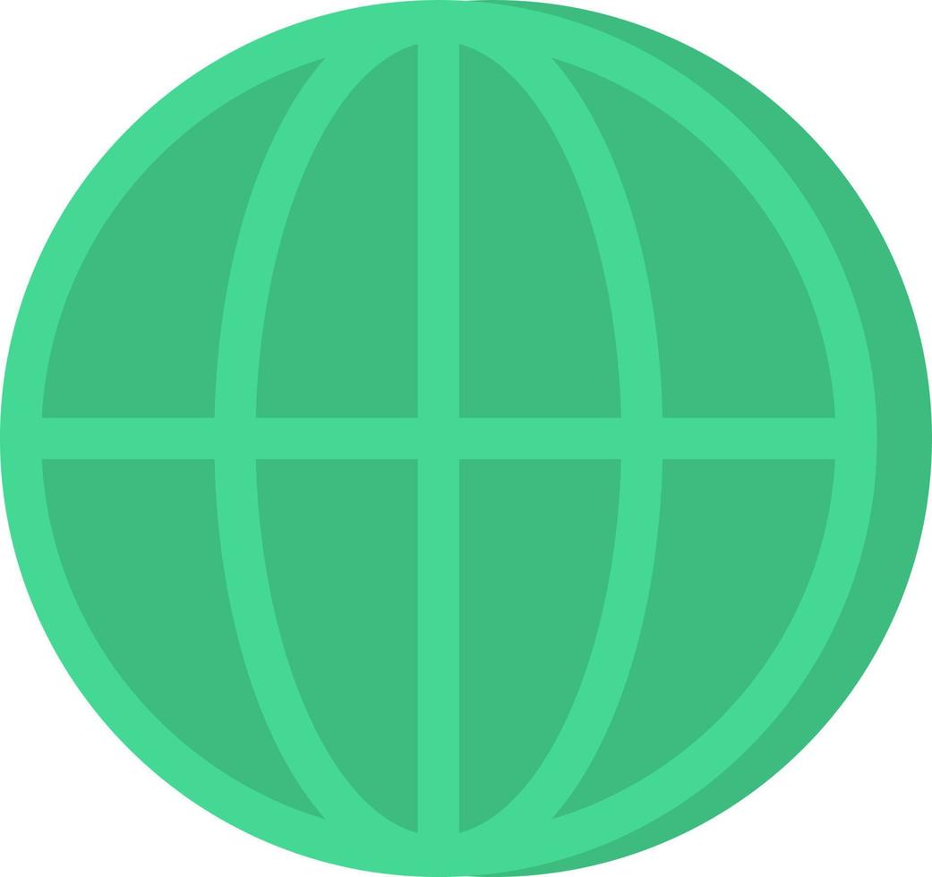 Web globe icon, illustration, vector, on a white background. vector