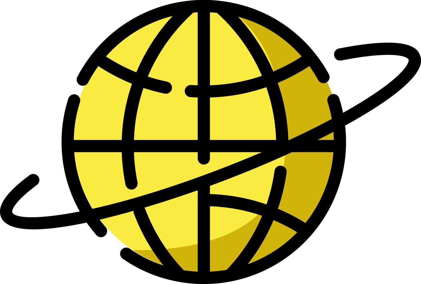 Shipping worldwide, illustration, vector on a white background.