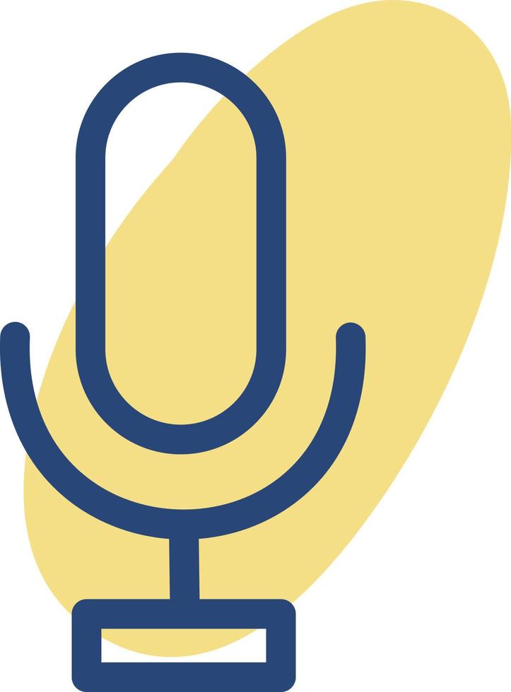 Set microphone, illustration, on a white background. vector