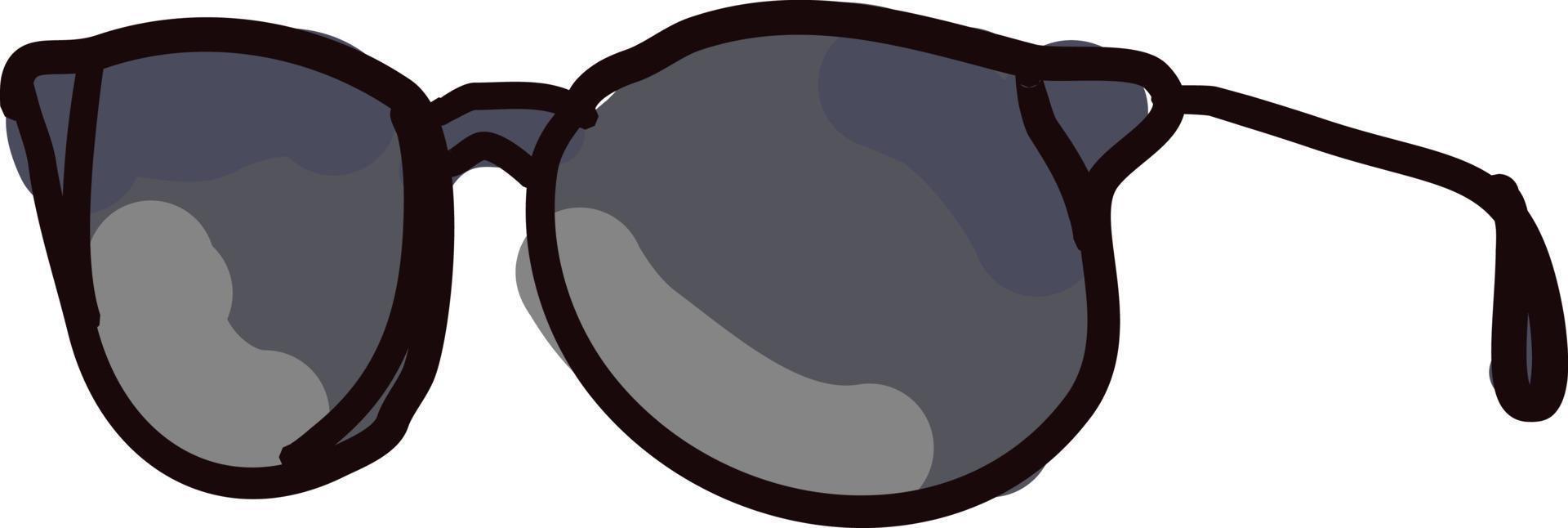 Sunnies, illustration, vector on white background.