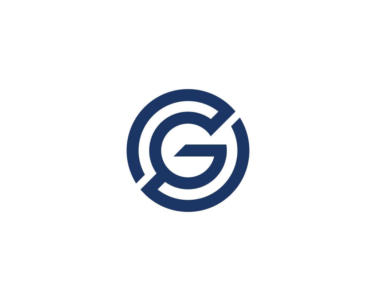 plantilla de vector de diseño de logotipo g go og