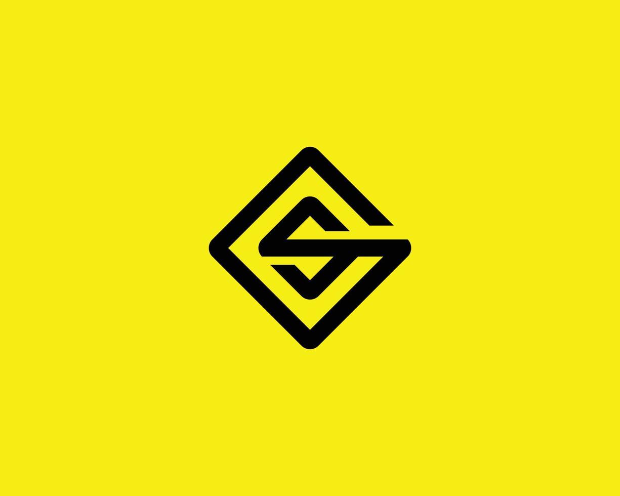 GS SG Logo design vector template
