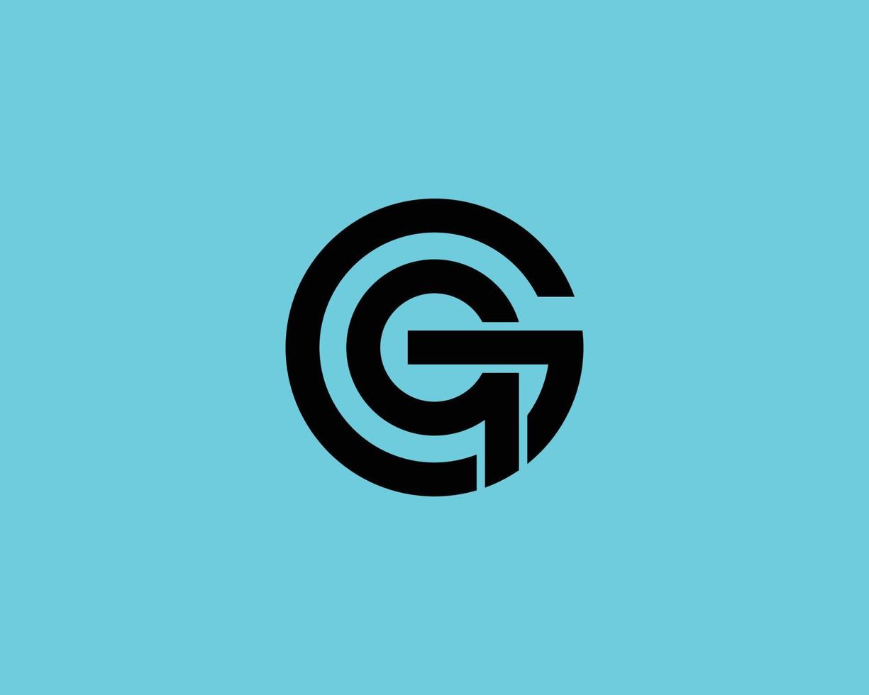 GQ QG logo design vector template