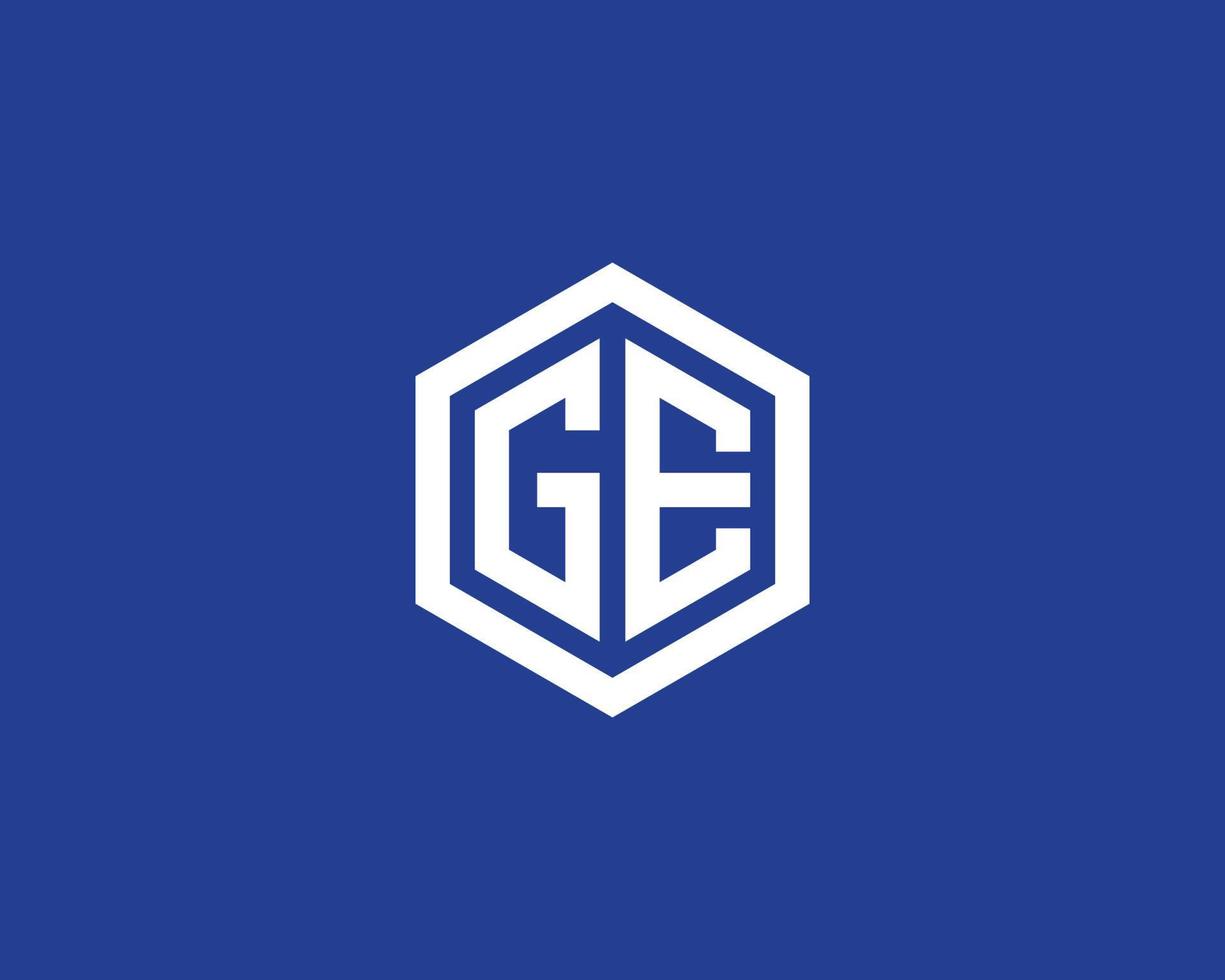 GE EG Logo design vector template