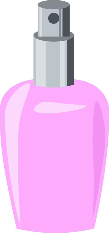 Perfume, illustration, vector on white background.