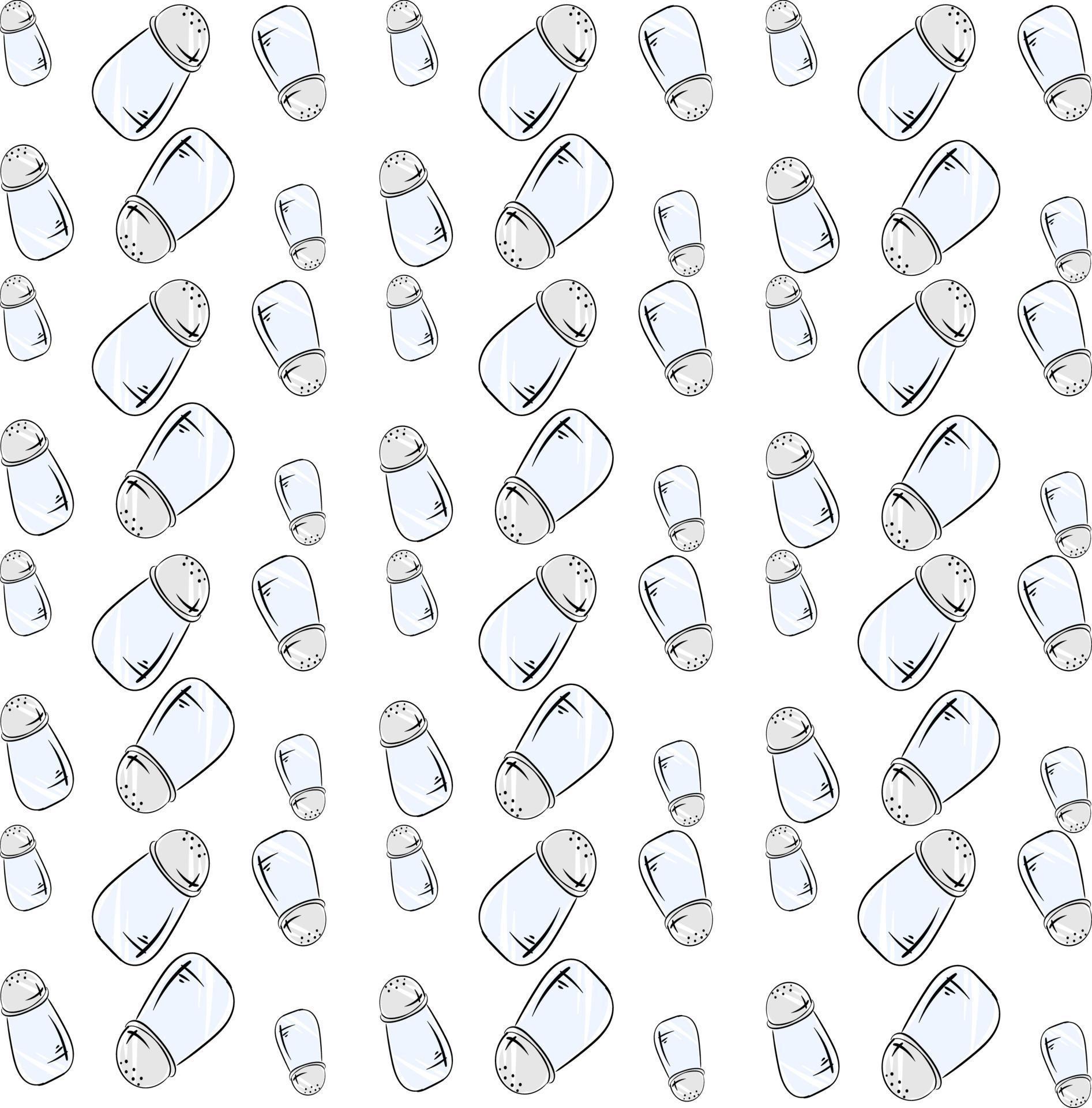 Salt wallpaper, illustration, vector on white background. 13717928