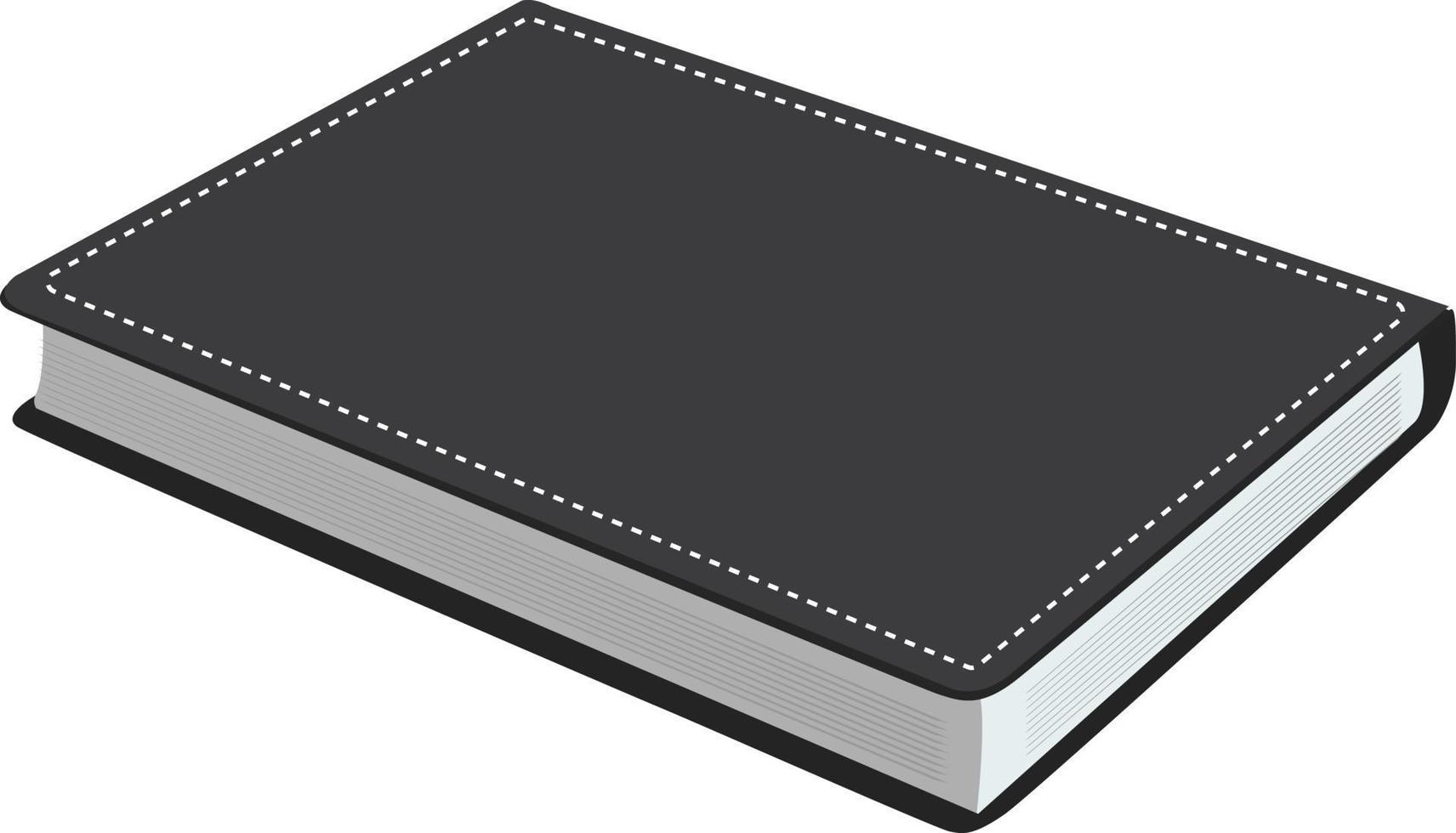 Diary book ,illustration, vector on white background.