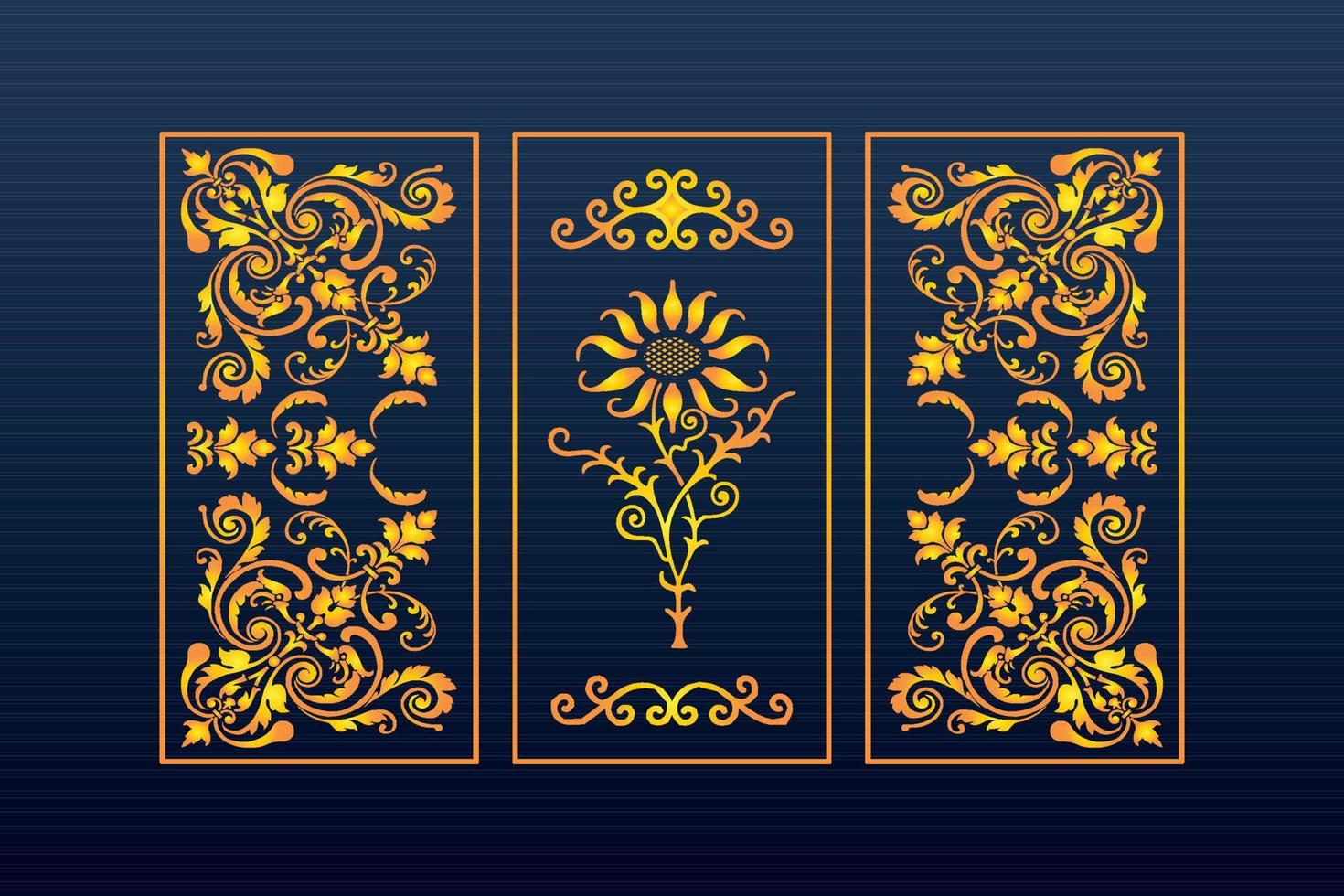 Abstract Geometric islamic Background Decorative Arabic Ornament Cnc Cut Laser Pattern vector