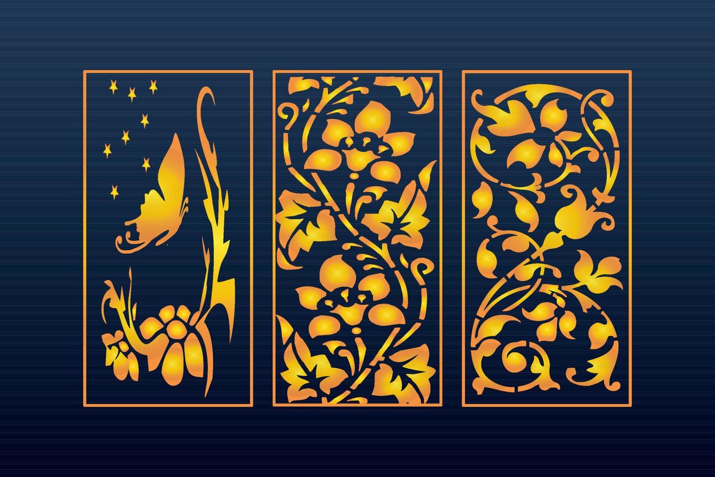 Abstract Geometric islamic Background Decorative Arabic Ornament Cnc Cut Laser Pattern vector