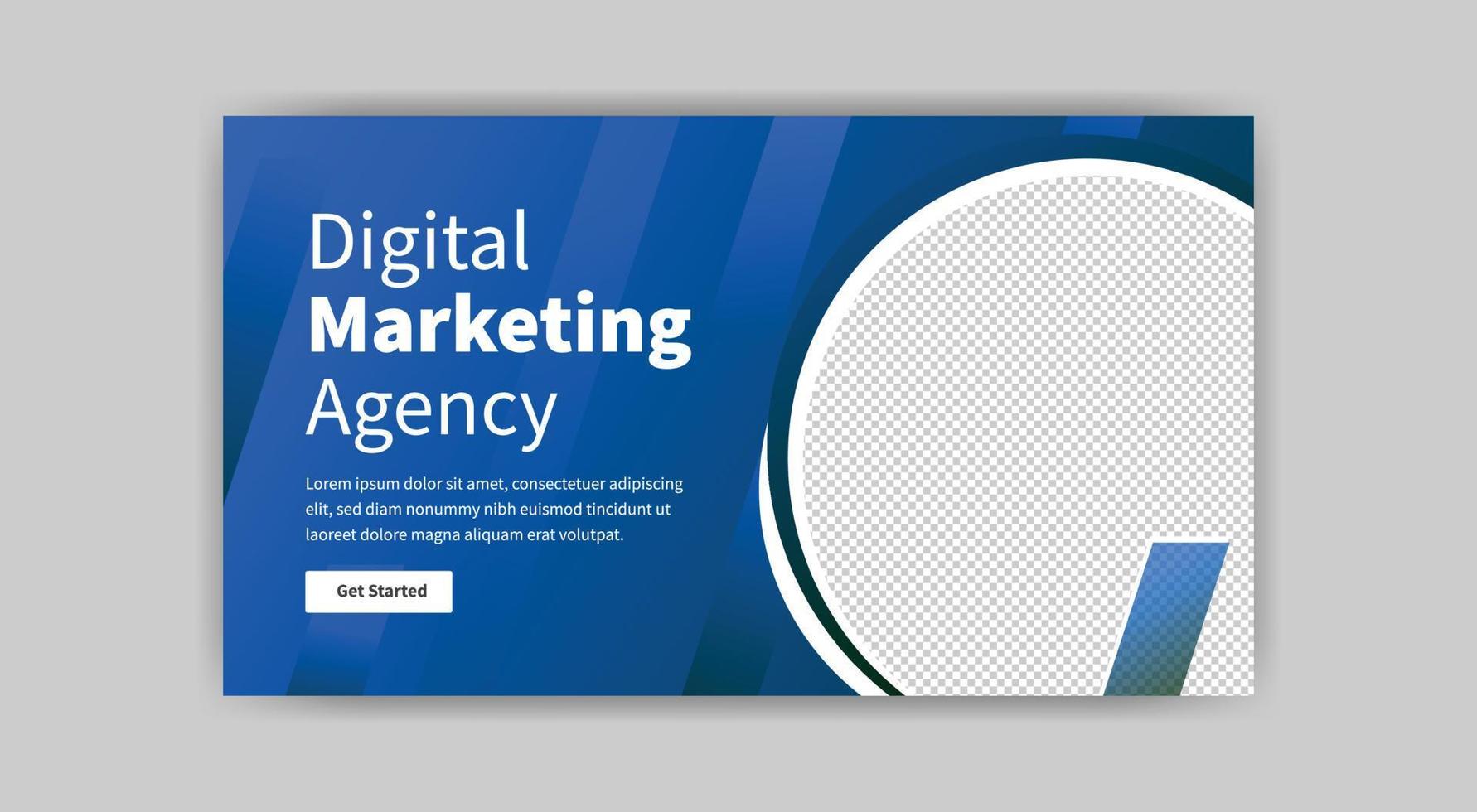 digital marketing social media post template design. free vector