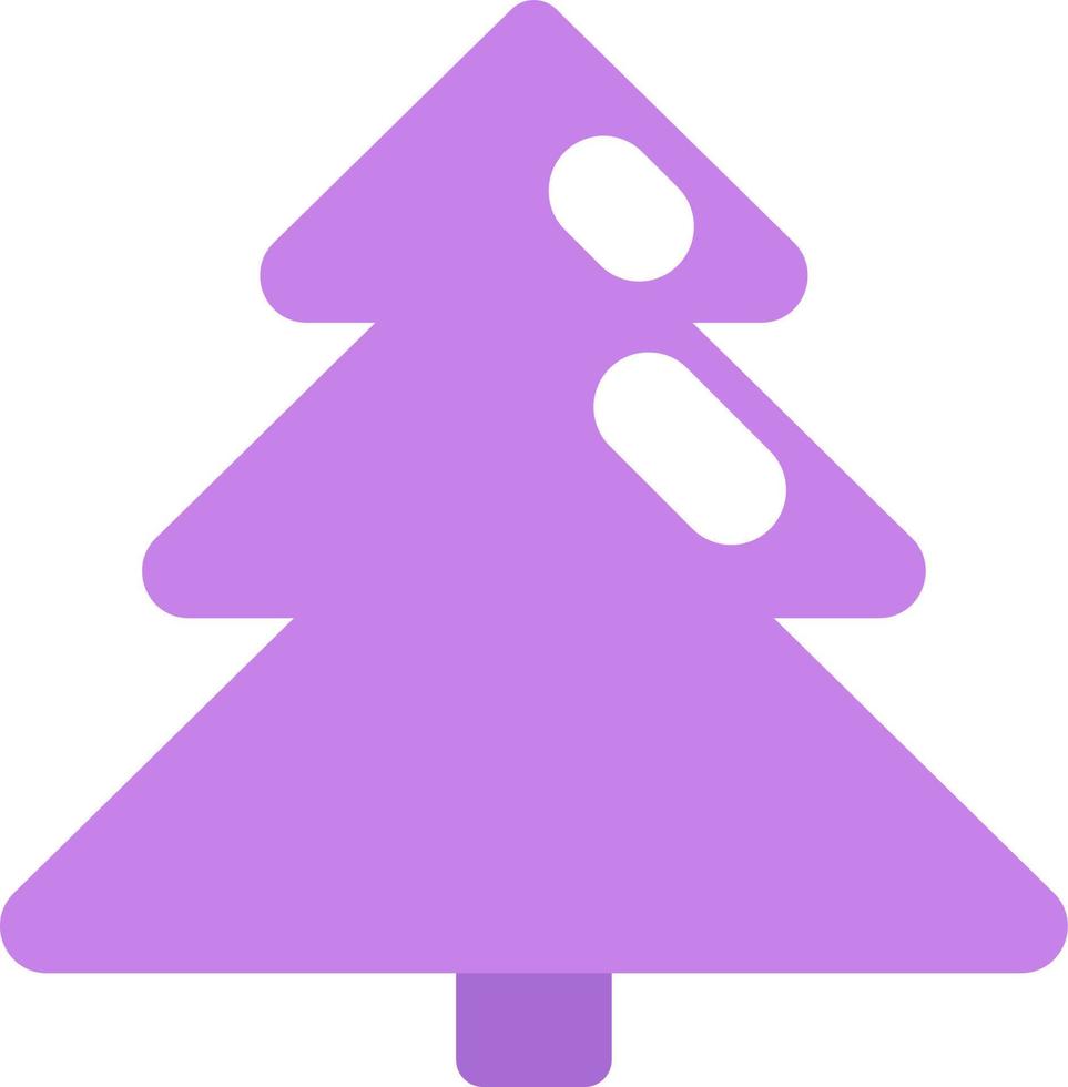 Winter tree, illustration, vector on a white background.
