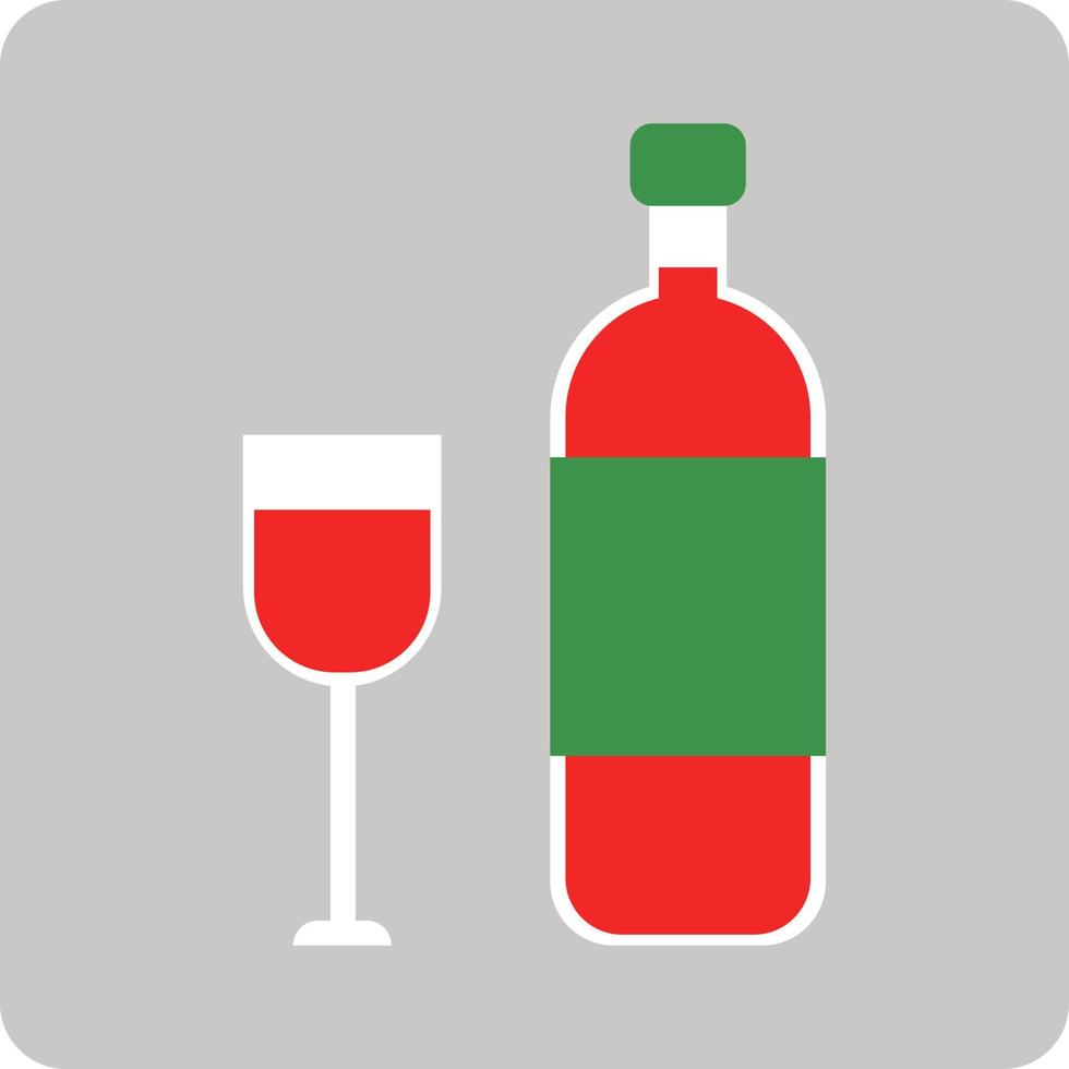 vino italiano, ilustración, vector, sobre un fondo blanco. vector