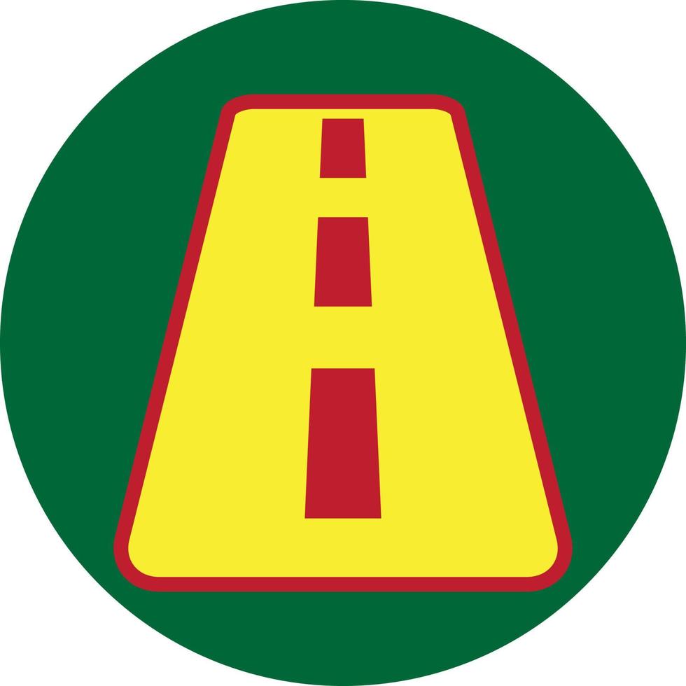 Traffic road sign, illustration, vector, on a white background. vector