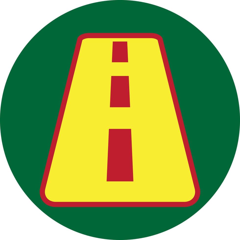 Traffic road sign, illustration, vector, on a white background. vector