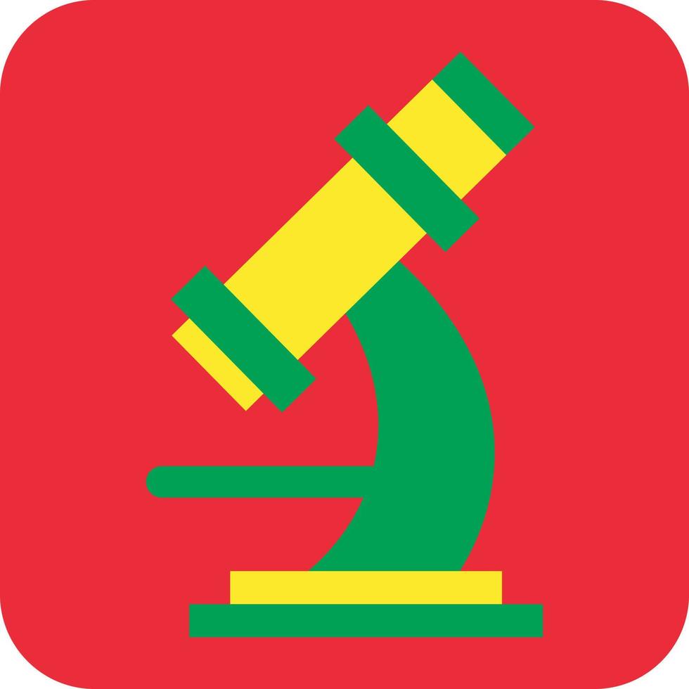 Education micoscope, illustration, vector on a white background.