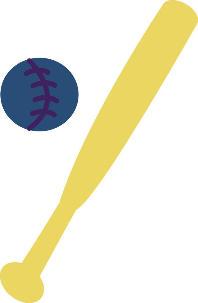 School baseball, illustration, vector, on a white background. vector