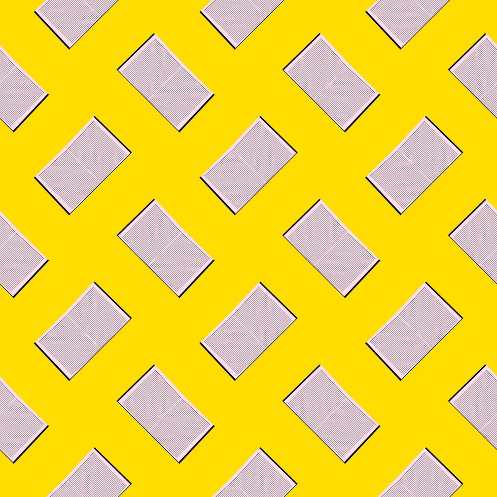 Opened Notebook Seamless Pattern On Yellow Background 13719218 Vector Opened Notebook Seamless Pattern On Yellow Background 13719218 Vector