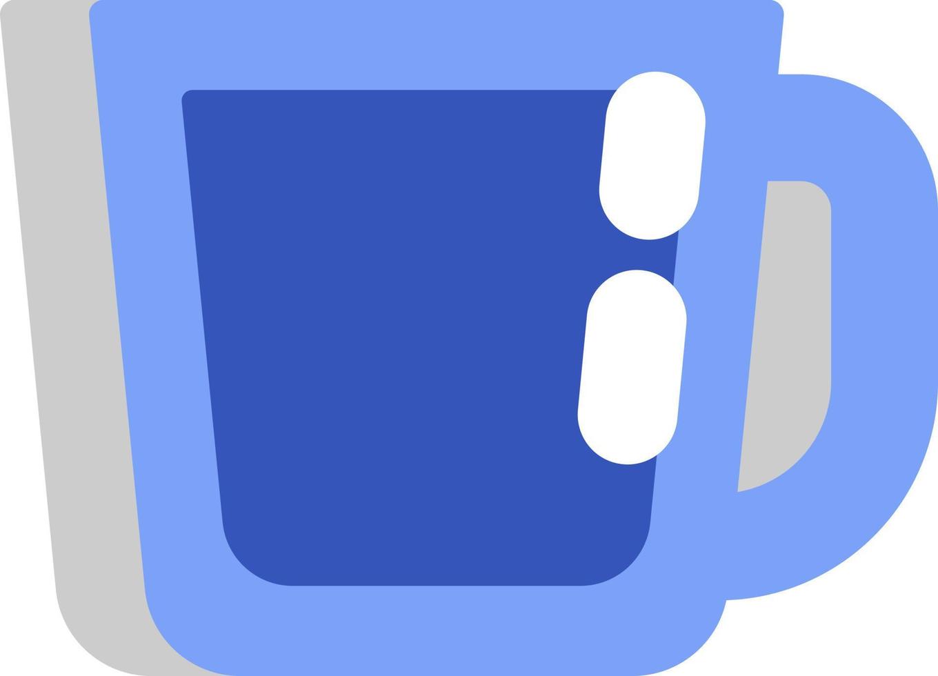 Hot winter tea, illustration, vector on a white background.