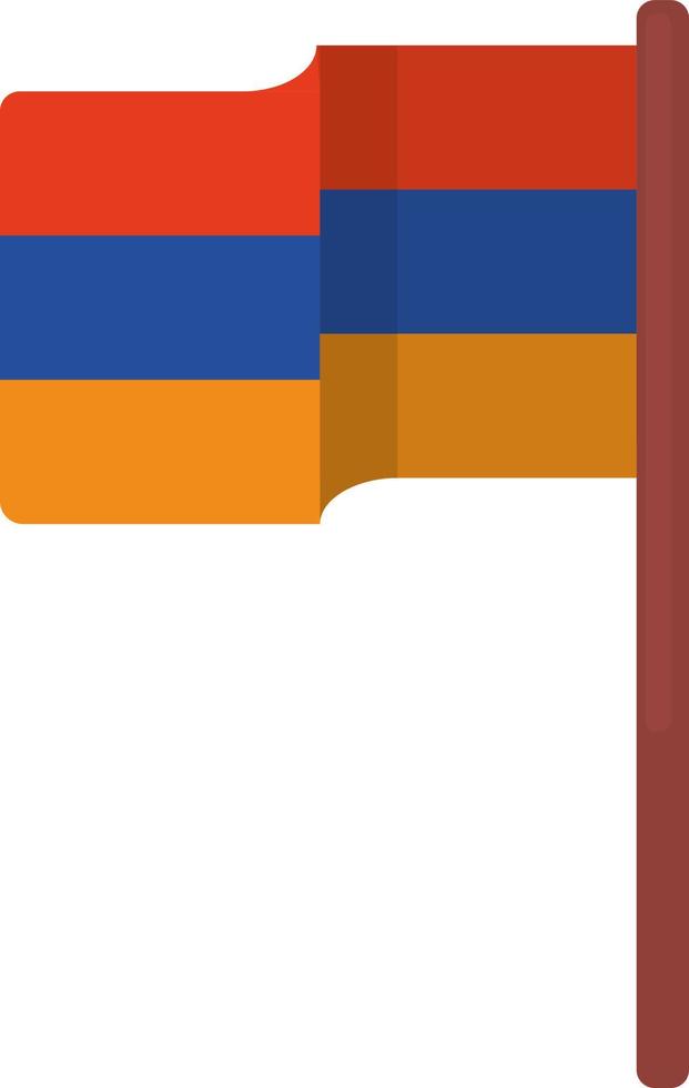 Flag of a country, illustration, vector on white background