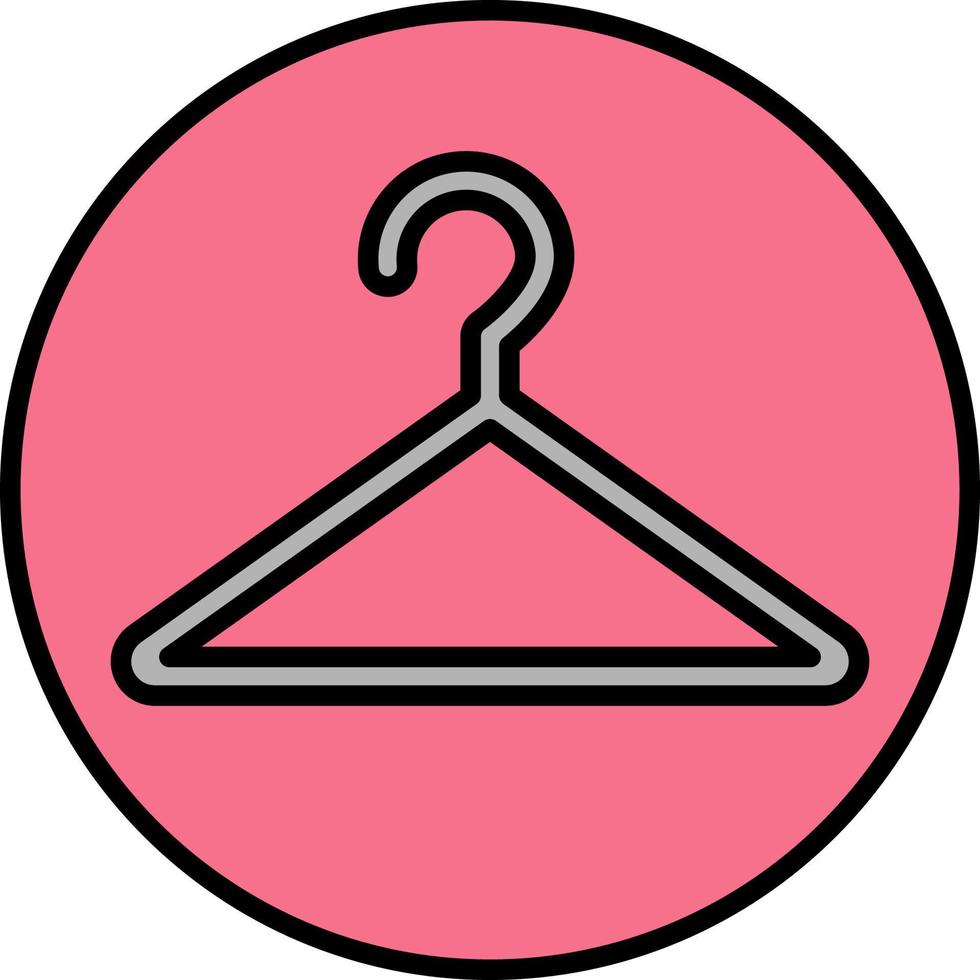 Shopping hanger, illustration, vector on a white background.