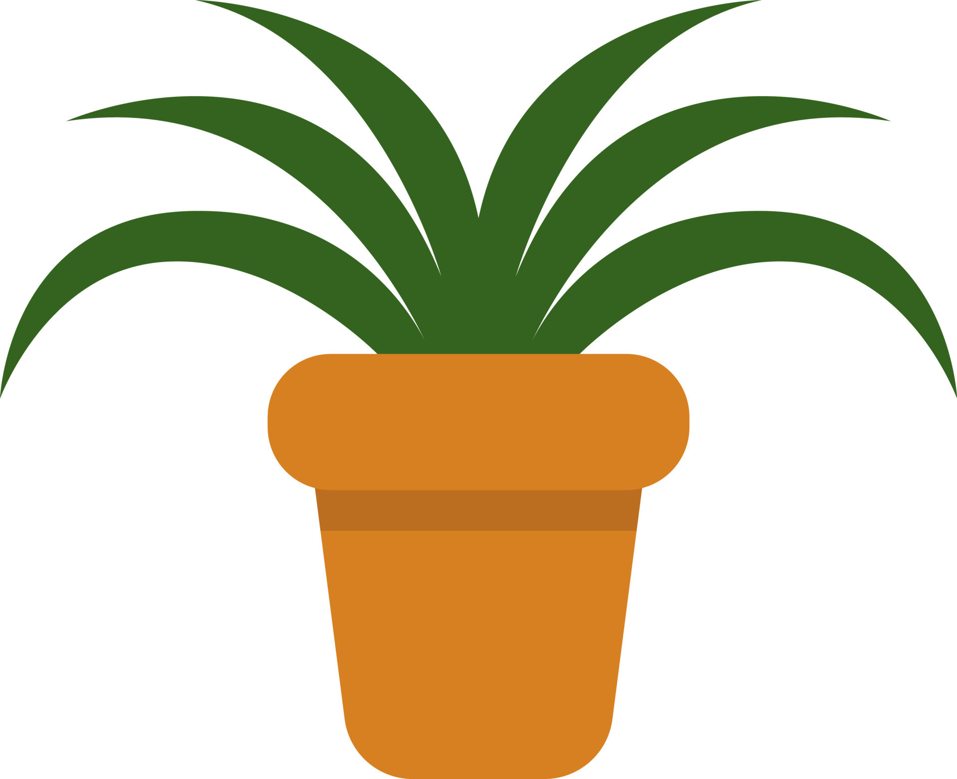 Spider in pot, icon on white background 13720022 Vector Art at Vecteezy