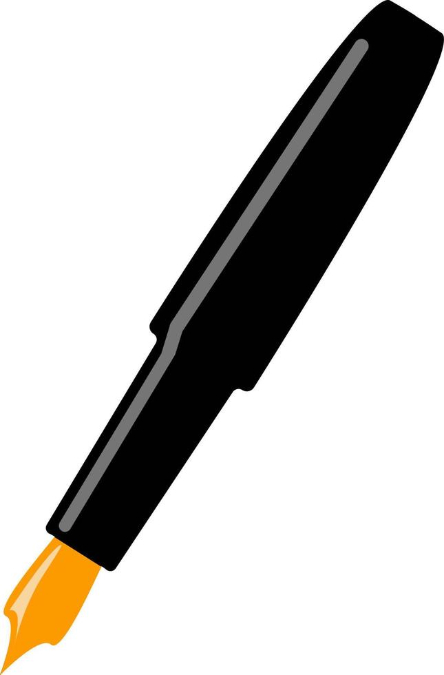 Pocket pen, illustration, vector on white background. 13720229 Vector