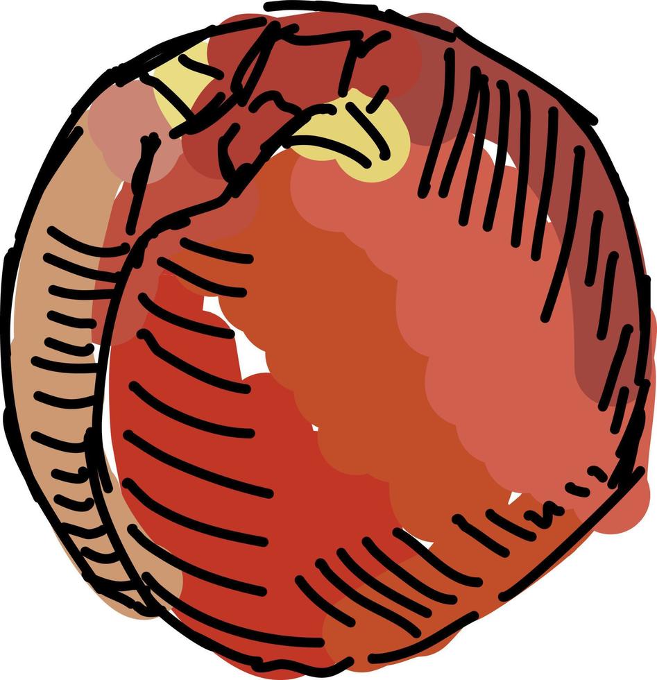 Fresh peach, illustration, vector on white background.