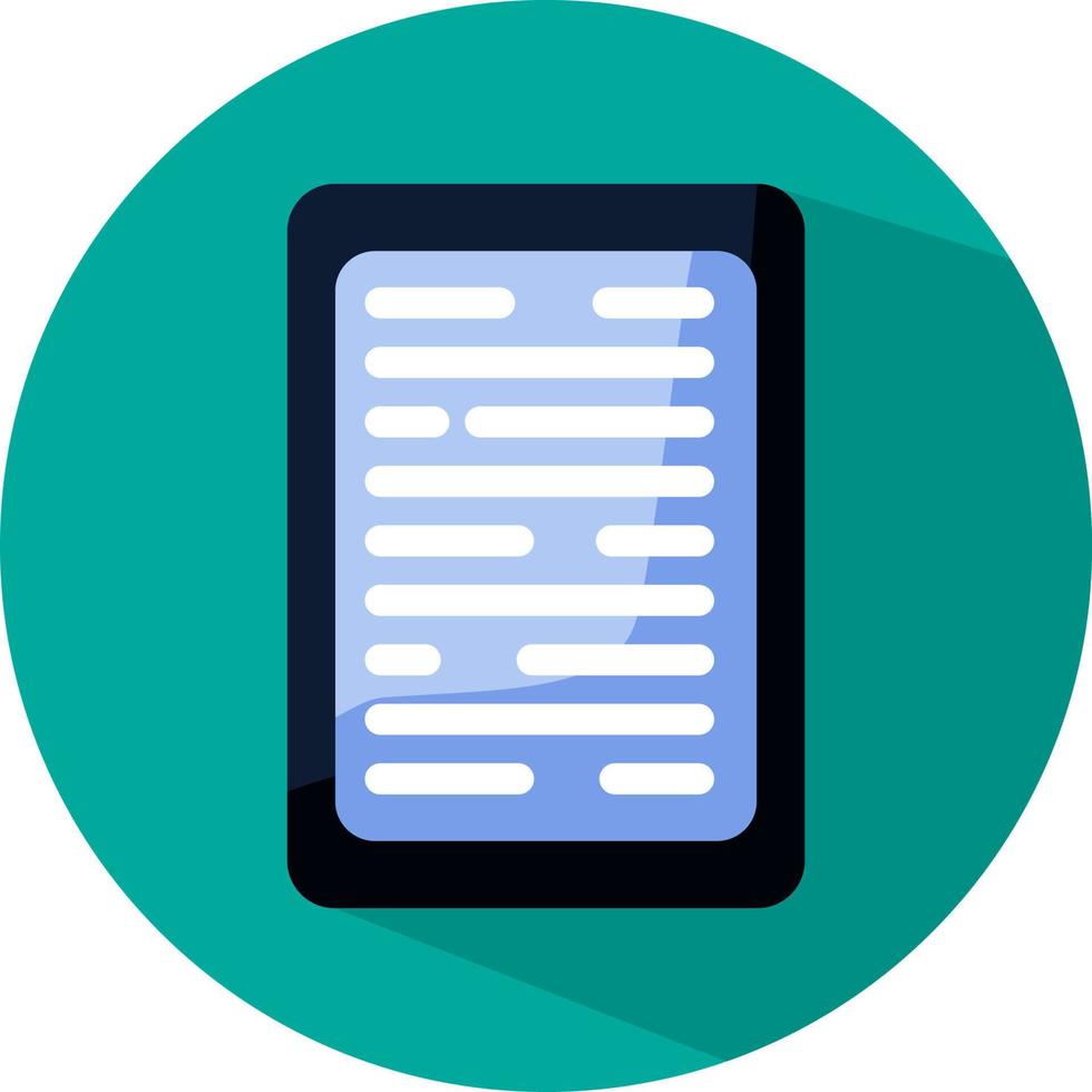 Small ebook, illustration, vector, on a white background. vector
