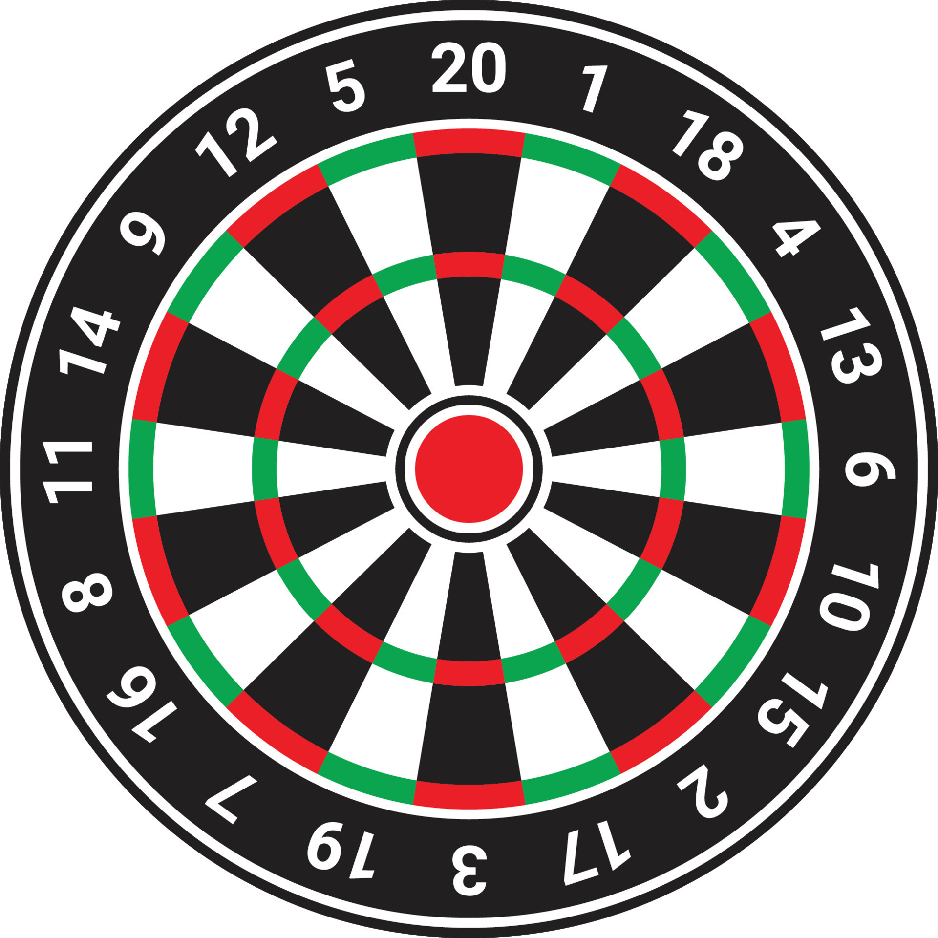 Dart Board Games Design 13720851 Vector Art at Vecteezy