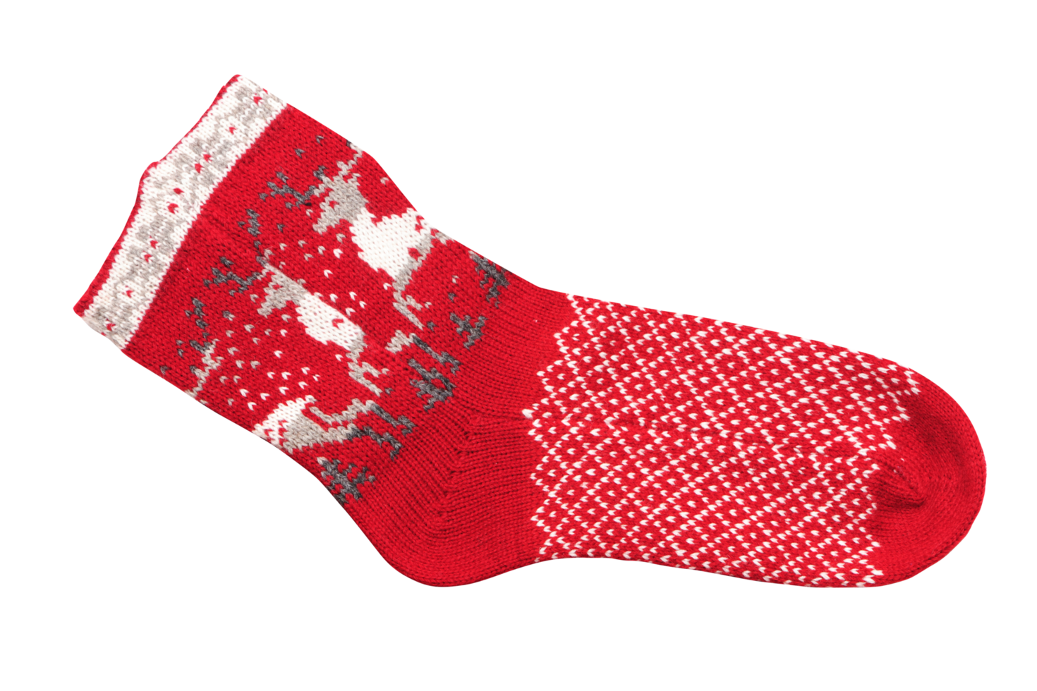 chaussette de noël rouge png