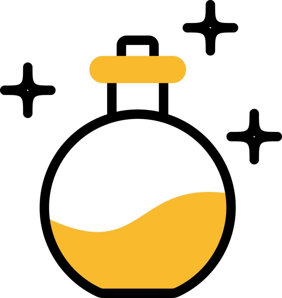 Game elixir, illustration, vector on a white background.