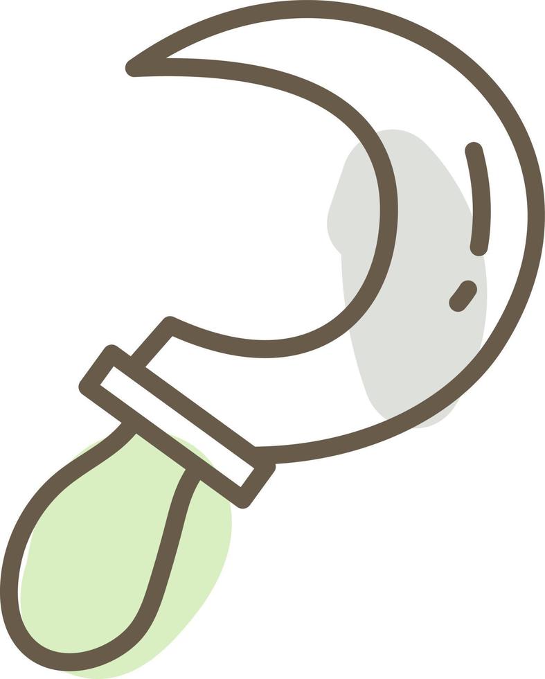 Grass cutter, illustration, vector on a white background.