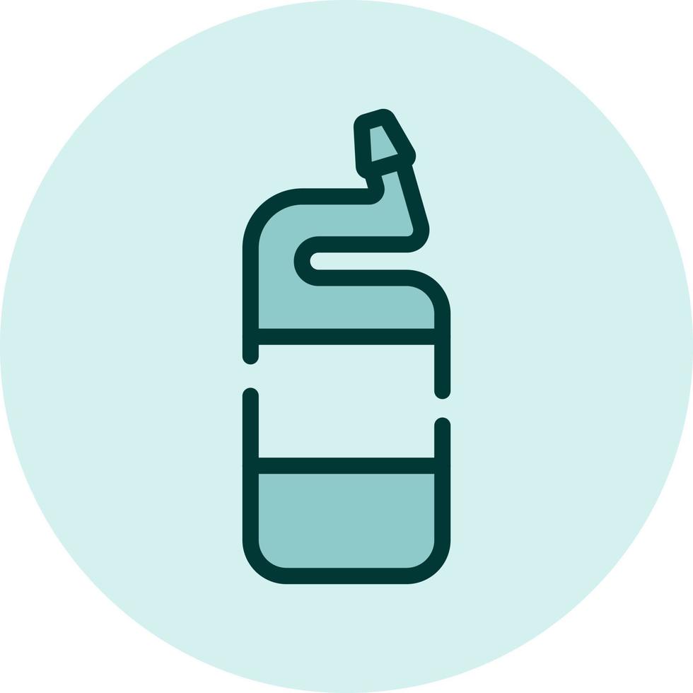 Toilet gel, illustration, vector on a white background.