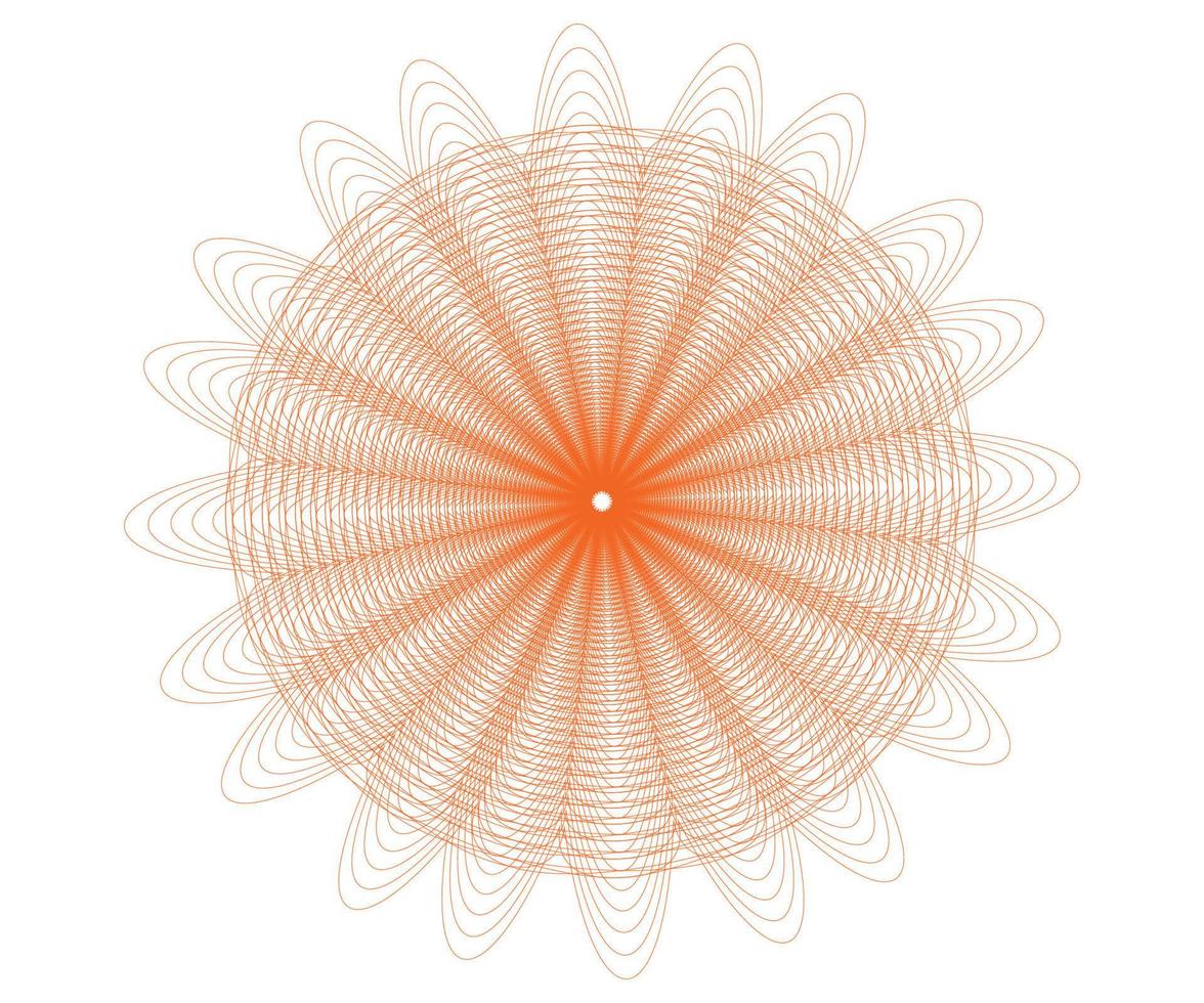 Guilloche Design for certificate or money vector