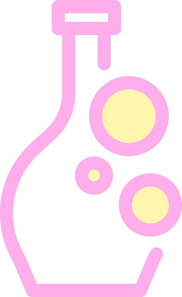 Fragrance bottle, illustration, vector, on a white background. vector