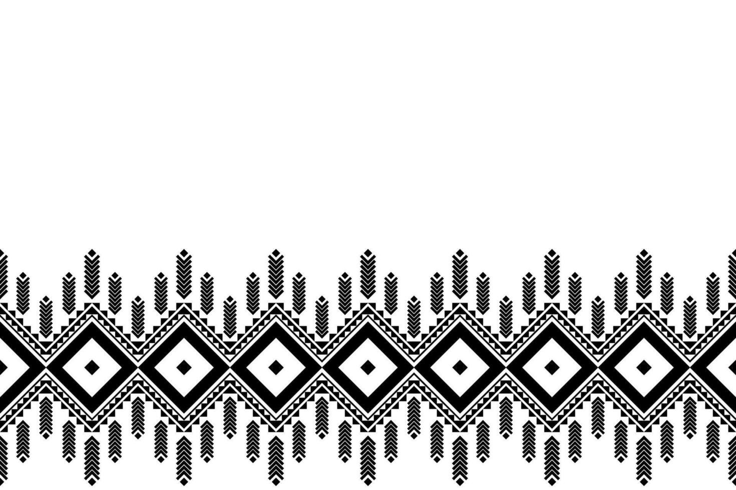 patrón tribal geométrico abstracto en blanco y negro. estampado geométrico azteca, navajo. papel tapiz de diseño étnico, tela, cubierta, textil, alfombra, manta. vector