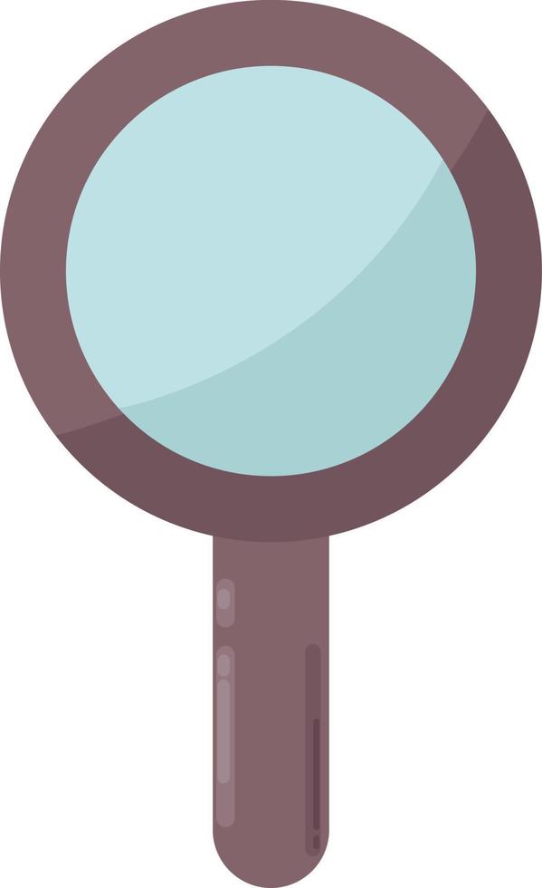 Magnifier tool, illustration, vector on white background.