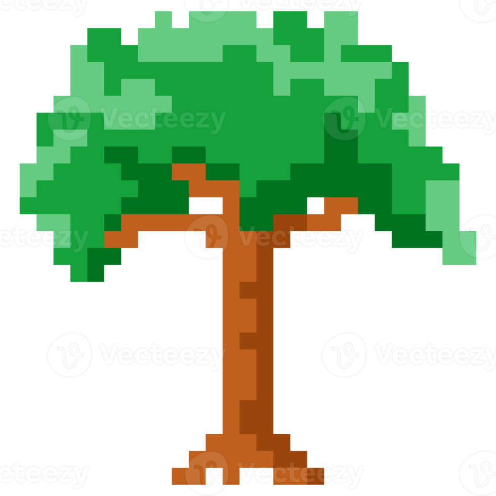 pixel arte albero icona png