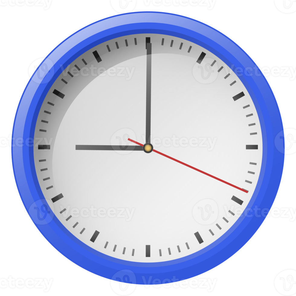 modern round clock png