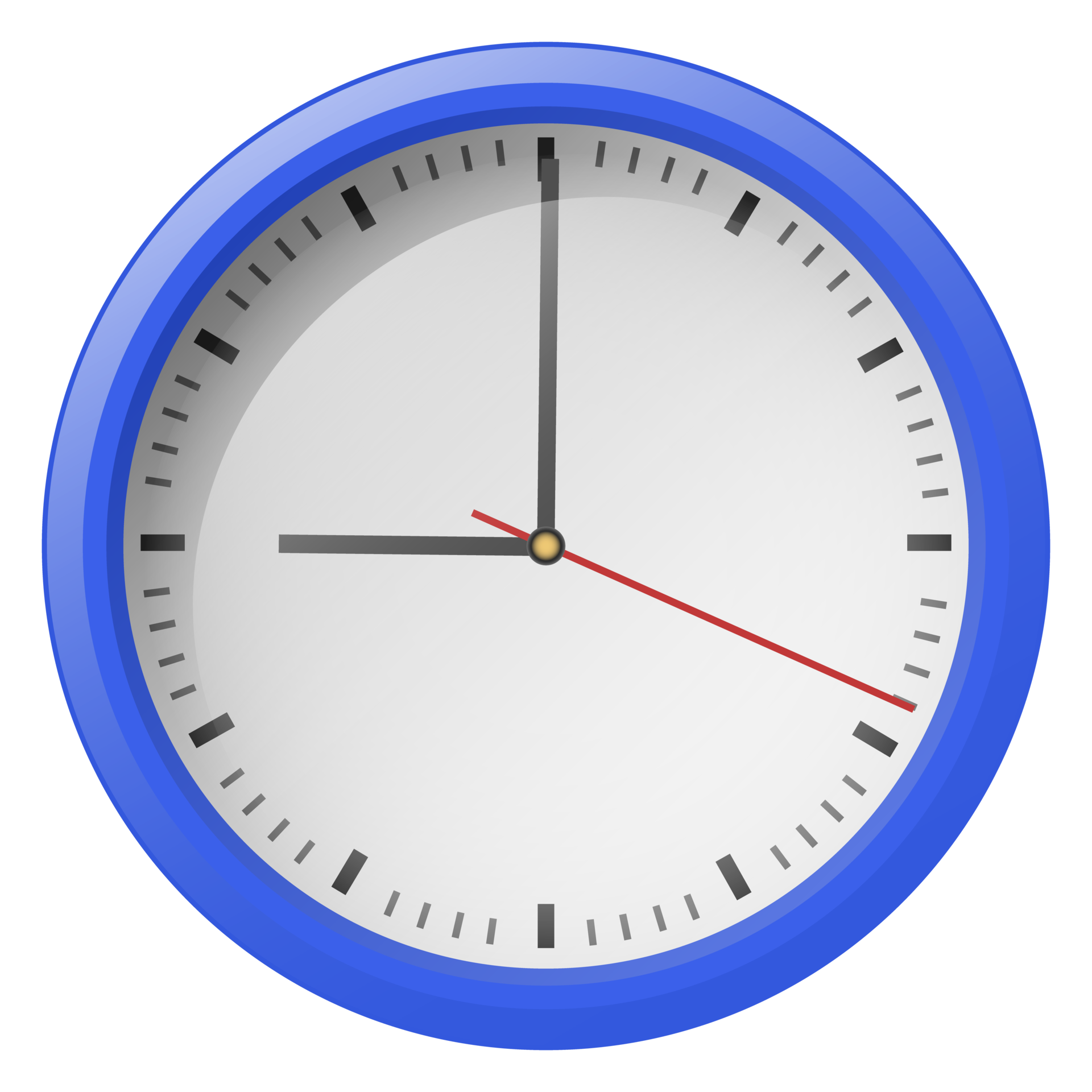 modern round clock 13722231 PNG