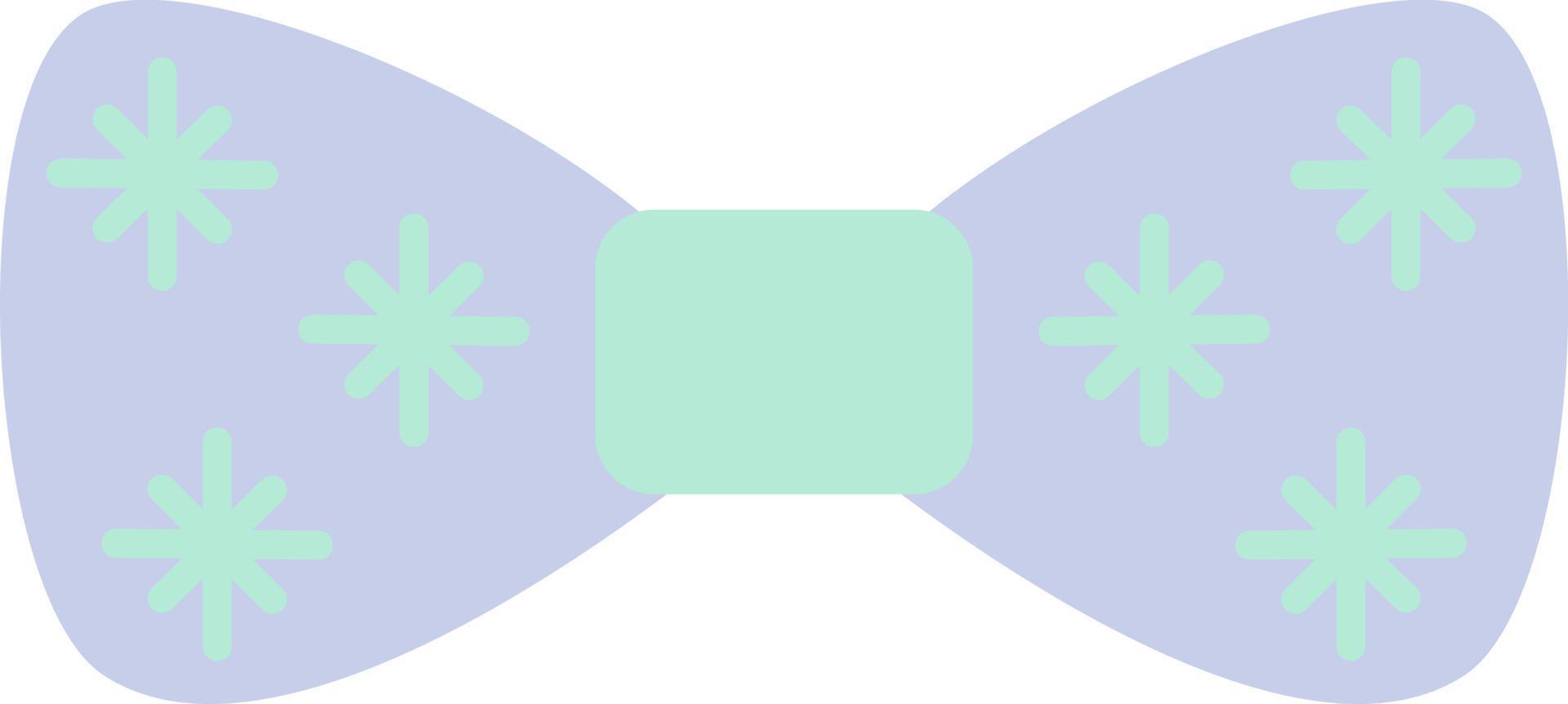 Purple bow, illustration, vector, on a white background. vector