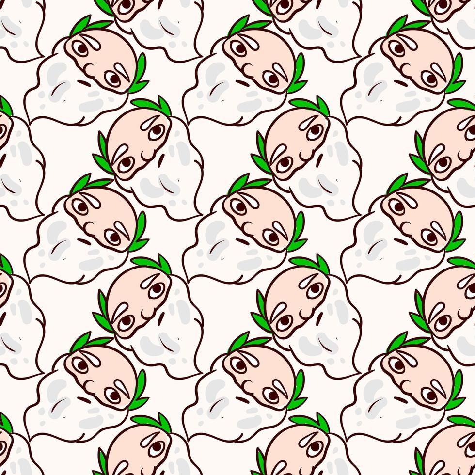 Zeus god pattern, seamless pattern on white background. vector